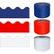 Carson Dellosa Patriotic Bulletin Board Borders - 195ft Red, White, and Blue July 4th, Memorial Classroom Décor, Teacher Supply, School, Office Cork or Whiteboard, Wall, Party Decoration 3 Pack